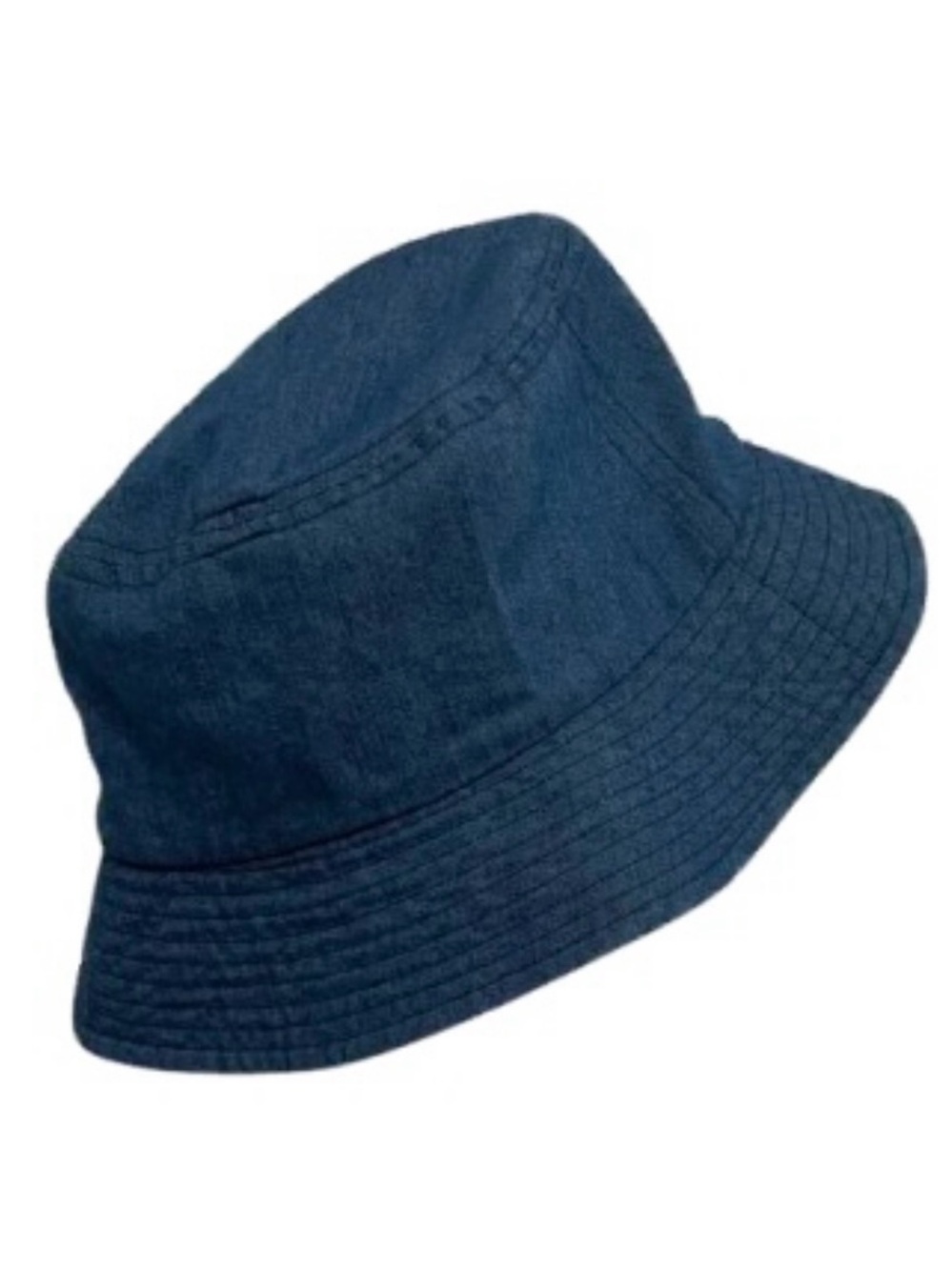 Denim-Style Bucket Hat in Light Blue